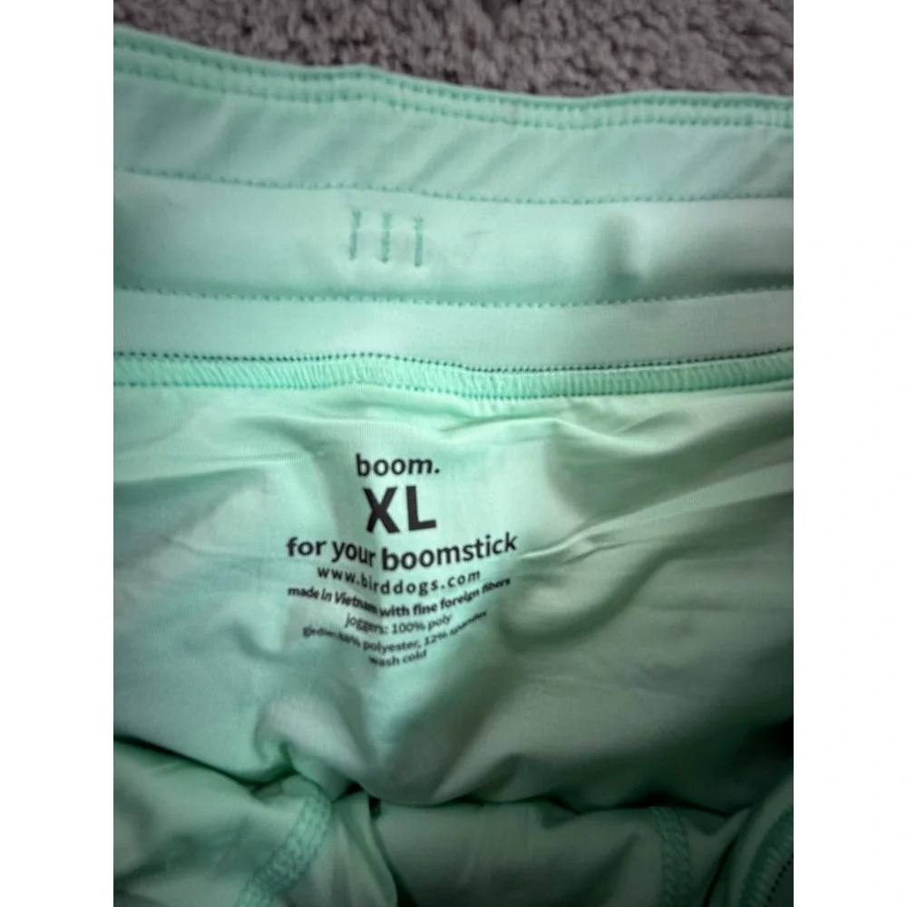 NWT Birddogs Mens Joggers‎ Black XL Built-in Liner Athletic Training Drawstring